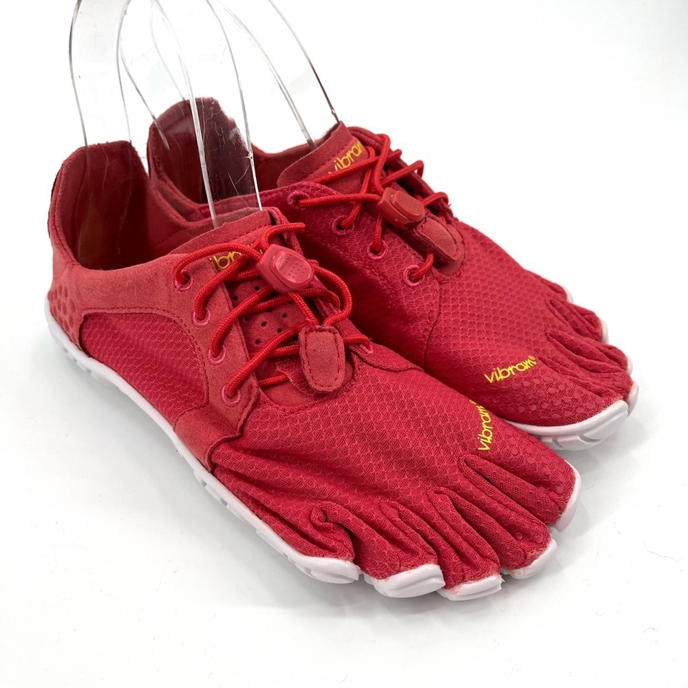 VIBRAM FiveFingers CVT LS Barefoot Running Shoes 36 Women Minimalist Red Trail